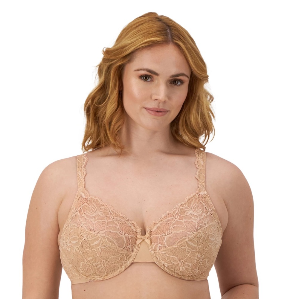 Bali Lace Underwire Bra - Beige